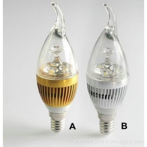 2*3w high brightness led candle light 110/220V
